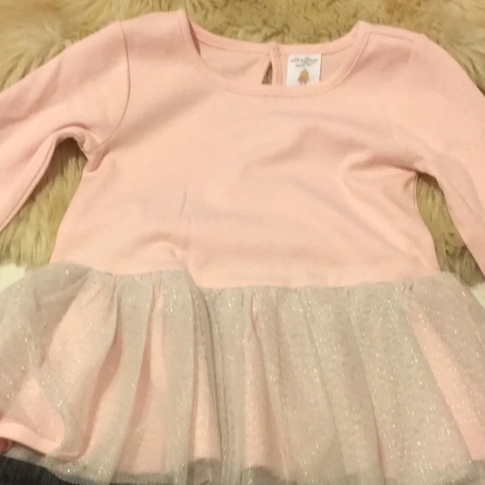 Starting Out 18 months infant girls 3piece SET pink and grey